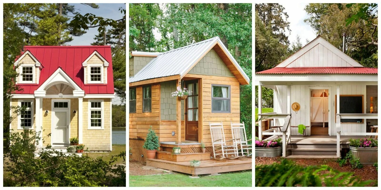 Примеры дачных домов Tiny Houses That'll Have You Trying to Move in ASAP Small house pictures, Small 