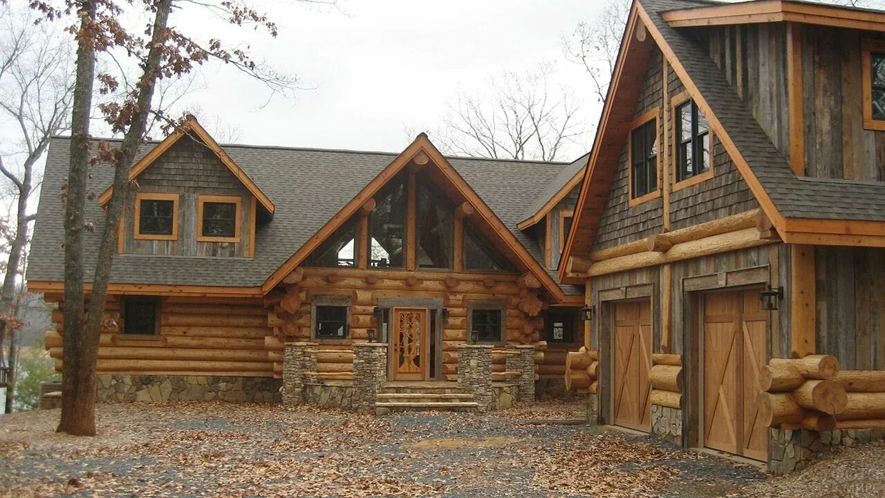 Примеры деревянных домов Фото бревенчатого дома Log homes exterior, Log home plans, Log homes