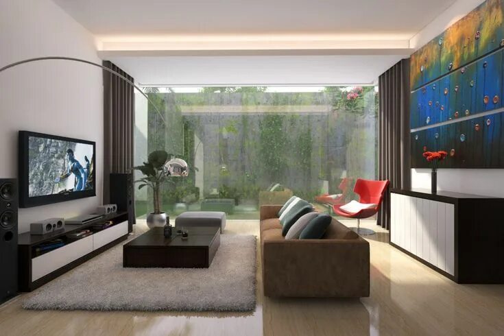 Примеры дизайна гостиной комнаты Super Stylish Living Rooms Contemporary living room design, Living room modern, 