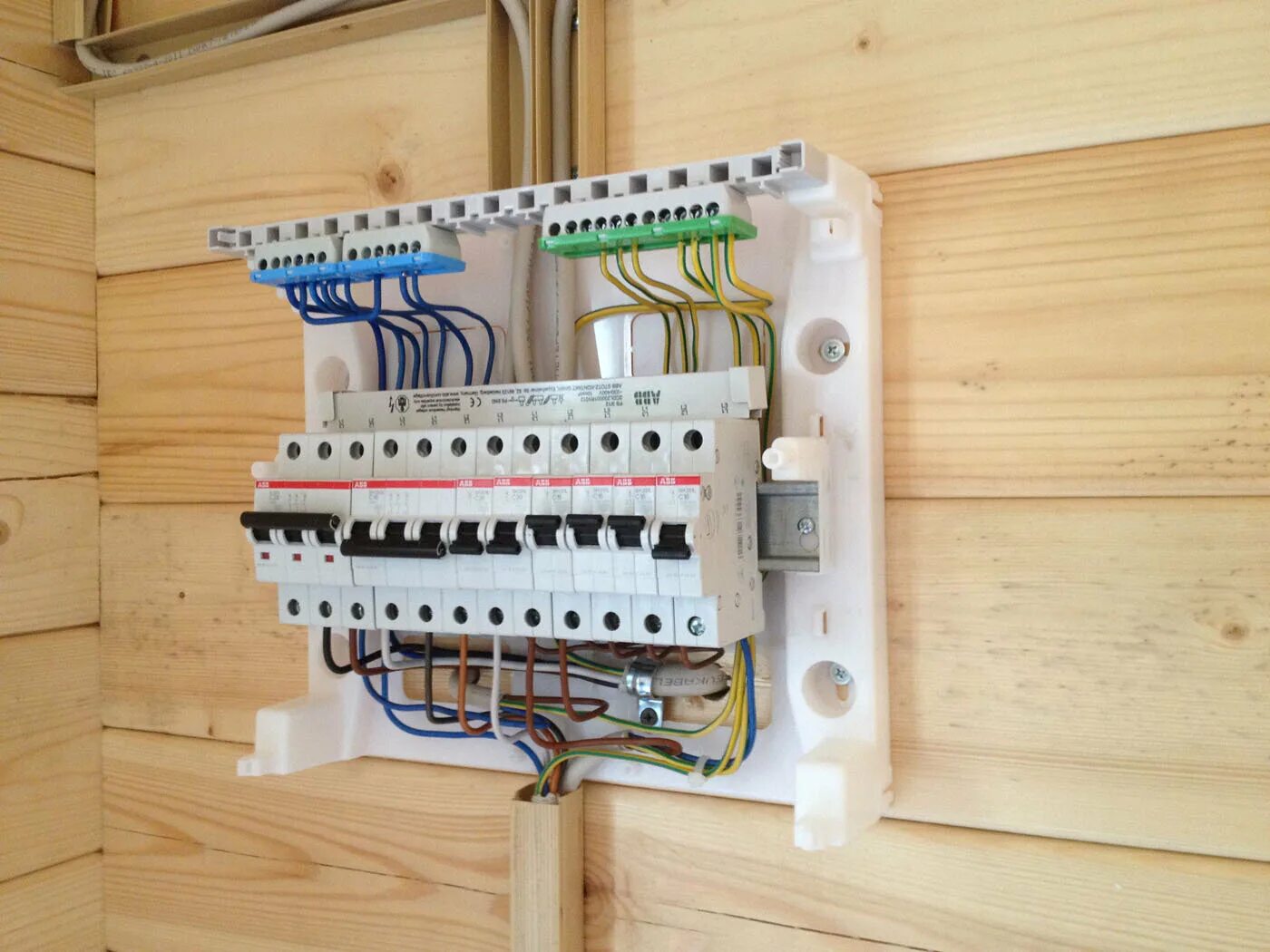 Примеры домашних электрических щитов в частный дом ДОМТОК - Ремонт и строительство, Электромонтажные работы, Хабаровск на Яндекс Ус