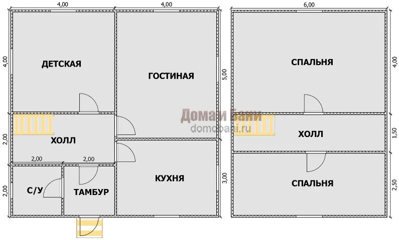 Примеры домов 8 на 8 Дом из бруса 8х8 с мансардой под ключ в Москве, проект Д-43, цена строительства 