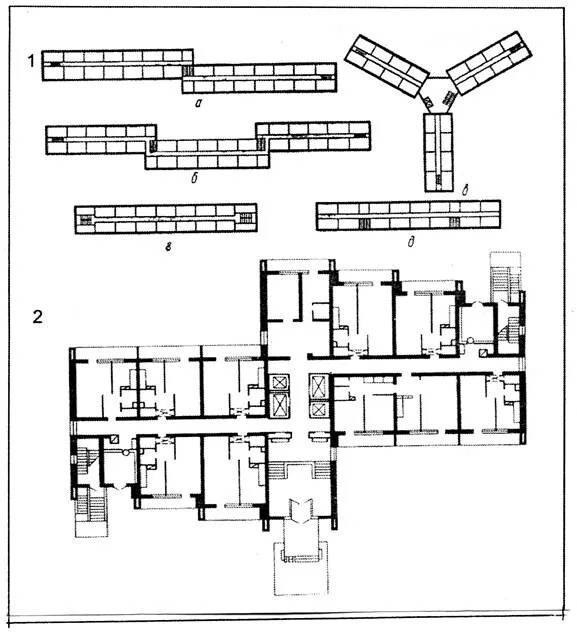 Примеры домов галерейного и коридорного типа Коридорные дома - Студопедия