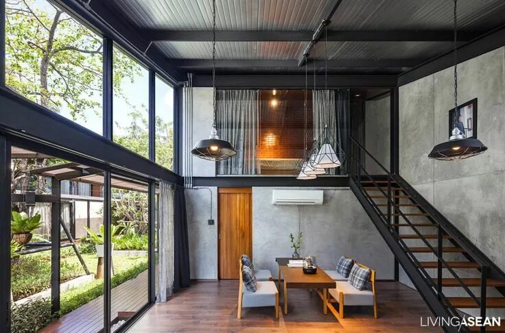 Примеры домов из металла Pin by Tushar Dube on Container house Steel frame house, Steel house, Steel buil