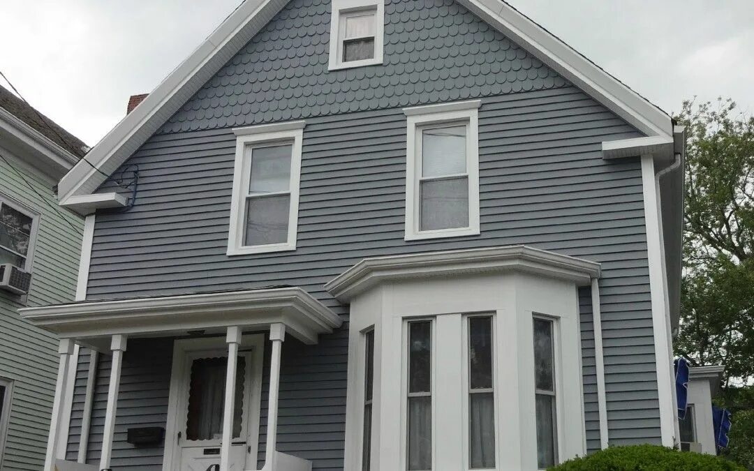 Примеры домов обшитых сайдингом Vinyl Siding Project New Bedford, MA Contractor Cape Cod, MA & RI Vinyl siding, 