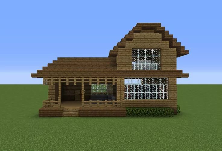 Примеры домов в майнкрафте Wooden House 16 - GrabCraft - Your number one source for MineCraft buildings, bl