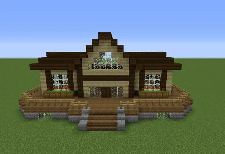 Примеры домов в майнкрафте Wooden House 17 - GrabCraft - Your number one source for MineCraft buildings, bl