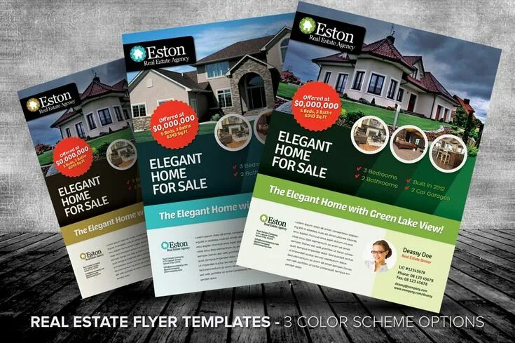 Примеры идеального буклета о продаже частного дома real estate flyer design - Google Search Real estate flyer template, Real estate