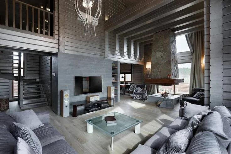 Примеры интерьеров загородных домов Courchevel in my pocket, artstyle homify Interior design, Lounge interiors, Inte