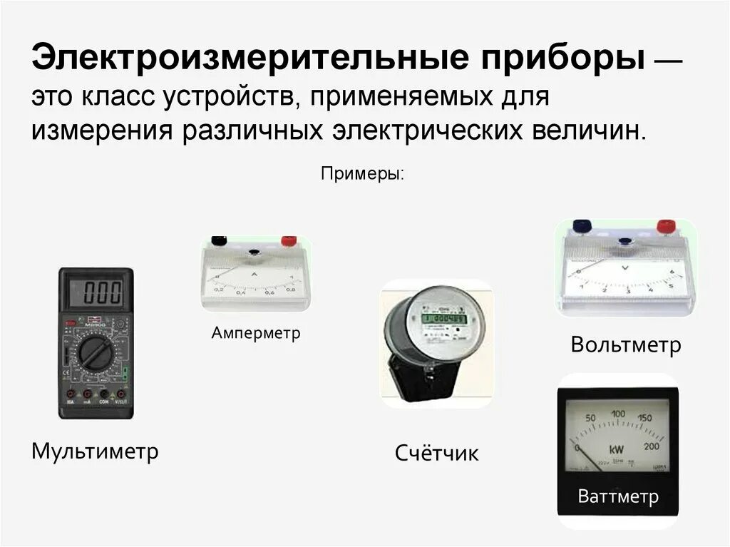 Примеры измерительных приборов которые имеются дома Какое значение показывают измерительные приборы