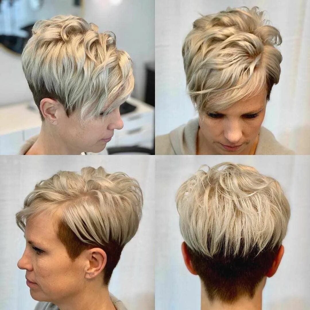 Примеры коротких стрижек для женщин пикси 99 Inspirational Short Hairstyle Ideas 2020 Pixie hairstyles, Thick hair styles,