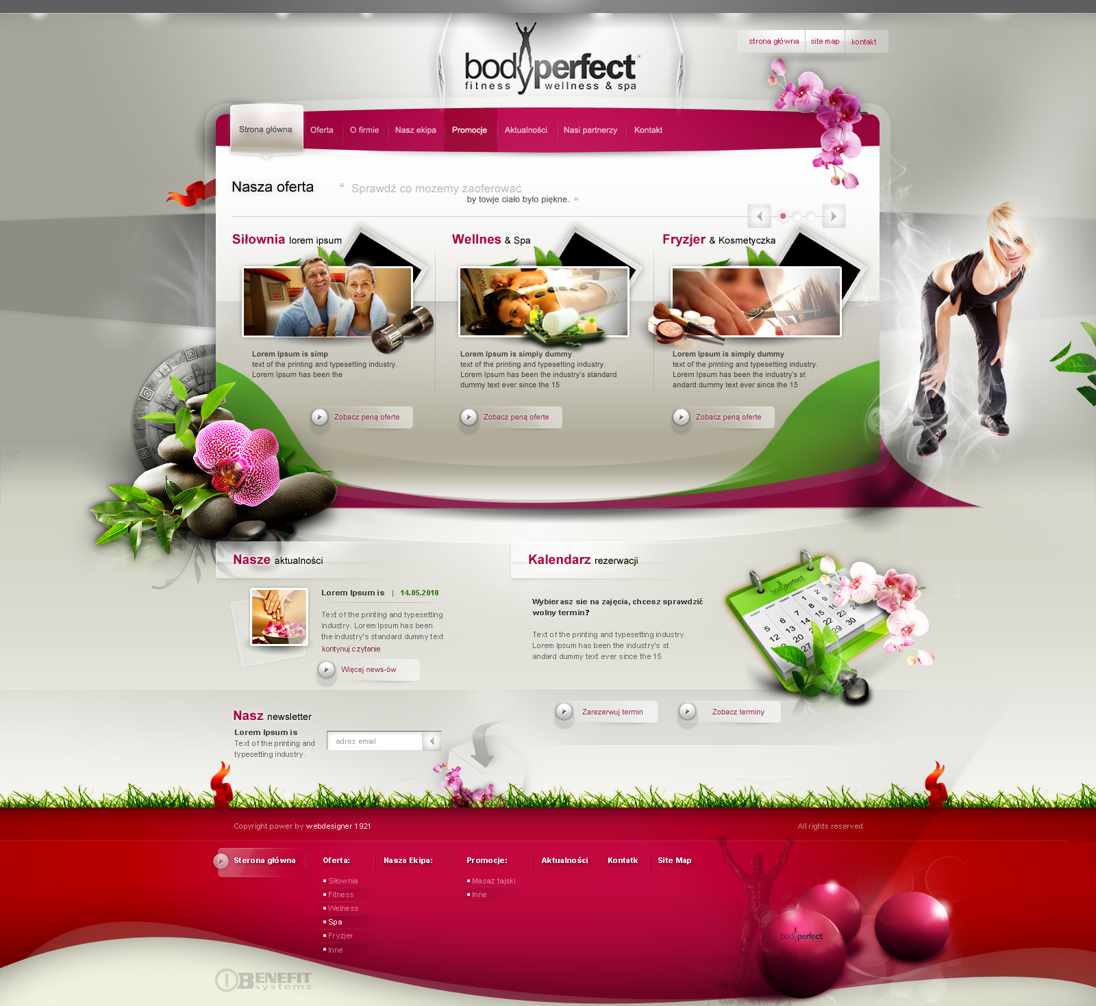 Примеры красивого оформления body perfect by webdesigner1921 on deviantART Web layout design, Creative web de