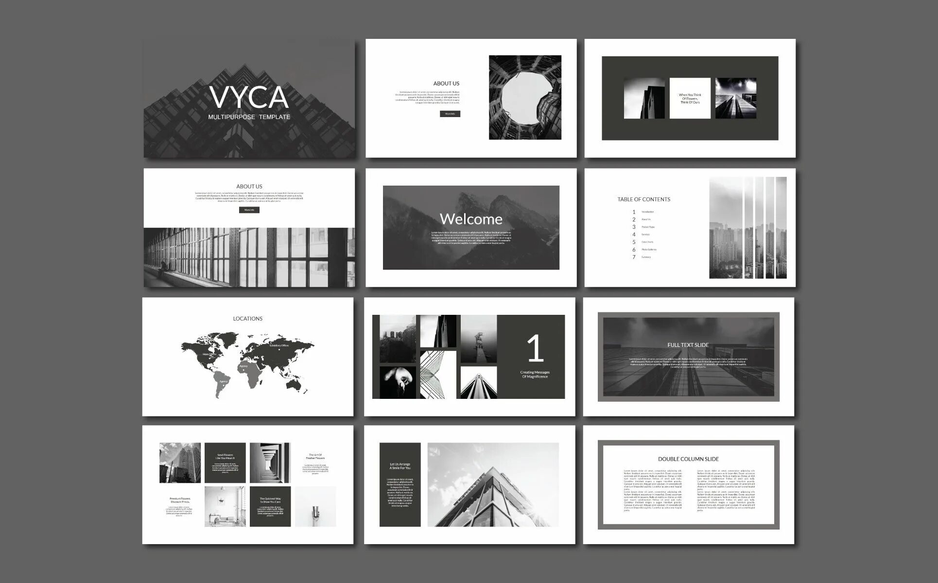 Примеры красивого оформления презентаций Vyca Presentation - Keynote template - TemplateMonster Powerpoint templates, Pow