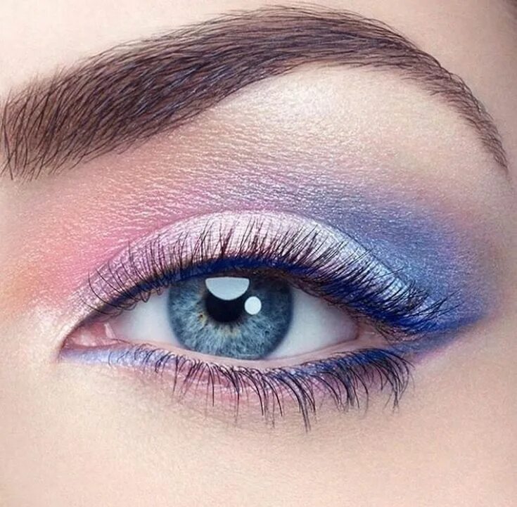 Примеры макияжа для голубых глаз 46 Stunning Shimmer Eye Makeup Ideas 2018 Shimmer eye makeup, Day makeup looks, 