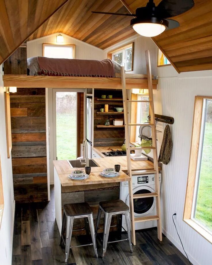 Примеры маленьких домов Pin on Tiny house interior