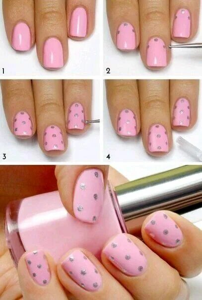 Примеры маникюра для начинающих Pin on Маникюры Manicure nail designs, Nail manicure, Nails