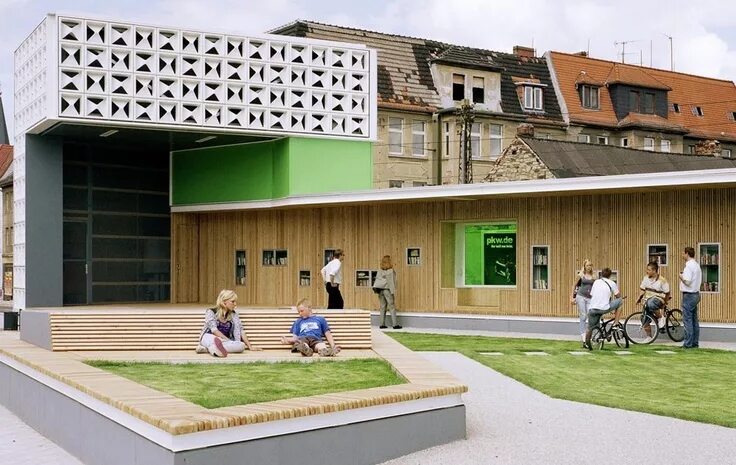 Примеры общественного дома Open-Air-Library: Magdeburg (Germany), 2009 Architecture, Open air, Amazing arch