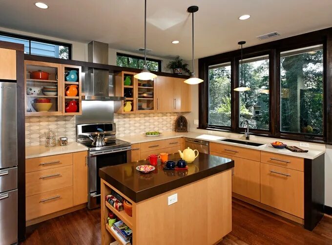 Примеры оформления кухни фото Landis Construction, Washington DC Design/Build Firm Kitchen design small, Ikea 