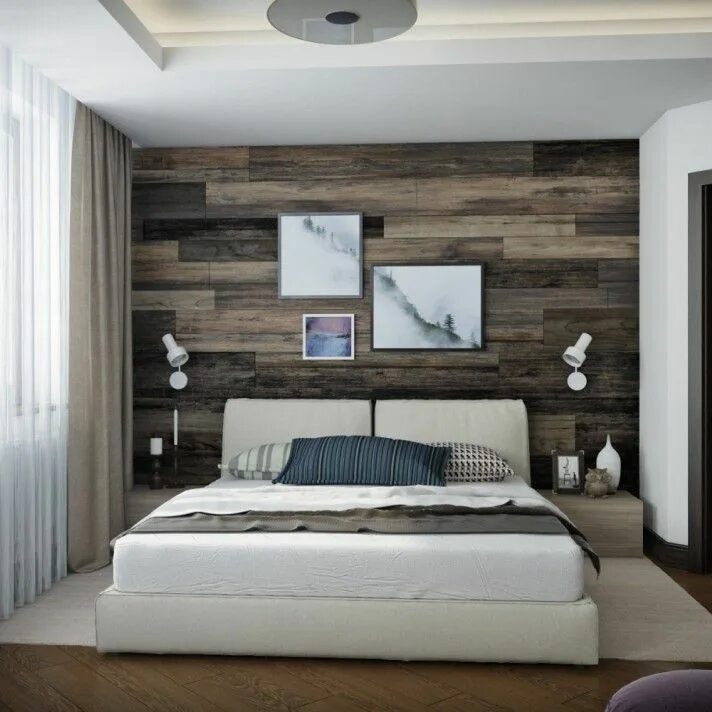 Примеры отделки спальни Pin by Iva Volf on Dream Home Bedroom design, Modern bedroom, Bedroom interior