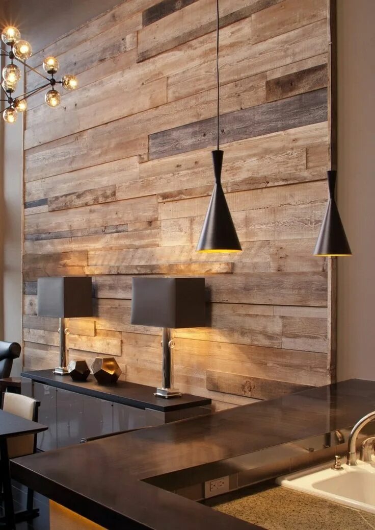 Примеры отделки стен ламинатом Pin on 01_Помещения Wall design, Wood feature wall, Reclaimed wood feature wall