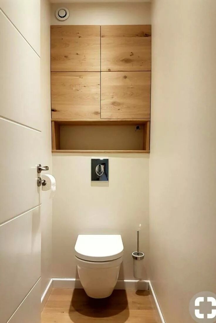 Примеры отделки туалетов Pin on ŁAZIENKA Built in bathroom storage, Small toilet design, Basement bathroo