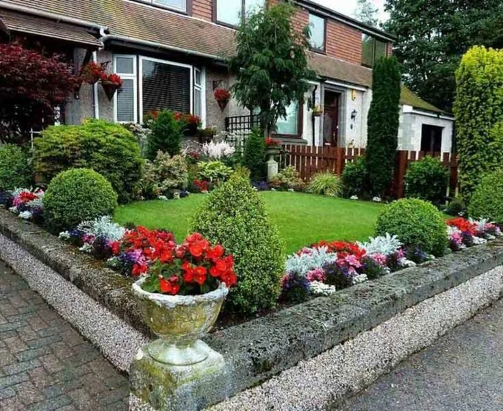 Примеры палисадника перед домом 10+ Amazing Home Front Garden Designs That Will Amaze You #FrontGardenDesigns #G