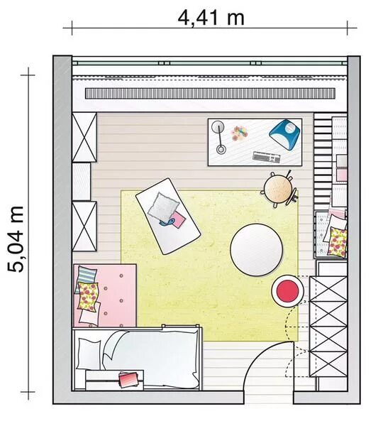 Примеры планировки детских комнат План комнаты с мебелью программа Dorm room layouts, Room planning, Kids bedroom 