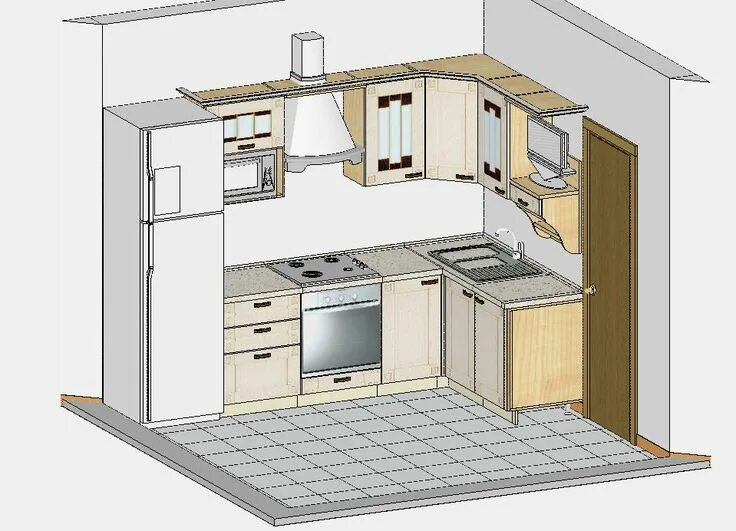 Примеры планировки кухни Pin by Наталья Уварова on u041Au0443u0445u043Du044F u0434u0438u0437u043