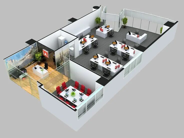 Примеры планировки помещений Pin on Decoração feita em casa in 2024 Office layout plan, Small office design i