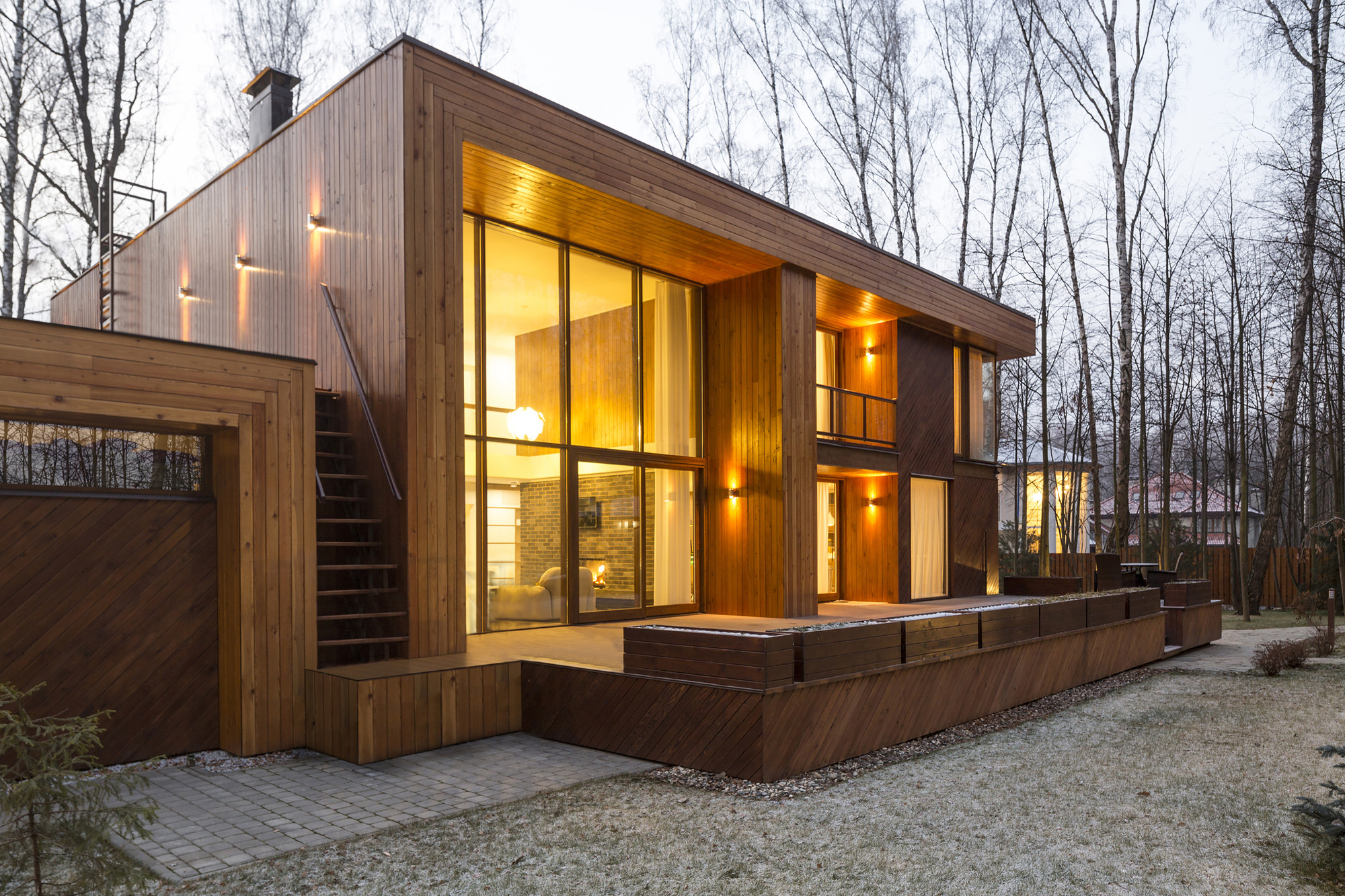 Примеры построенных домов Gallery of House in the Moscow Region / M2 Architectural Group - 2