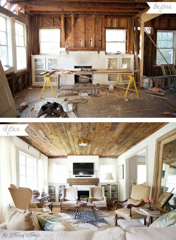 Примеры ремонта старых домов Old House Renovation Living Room Rustic Traditional Ashley Gilbreath Interiors L