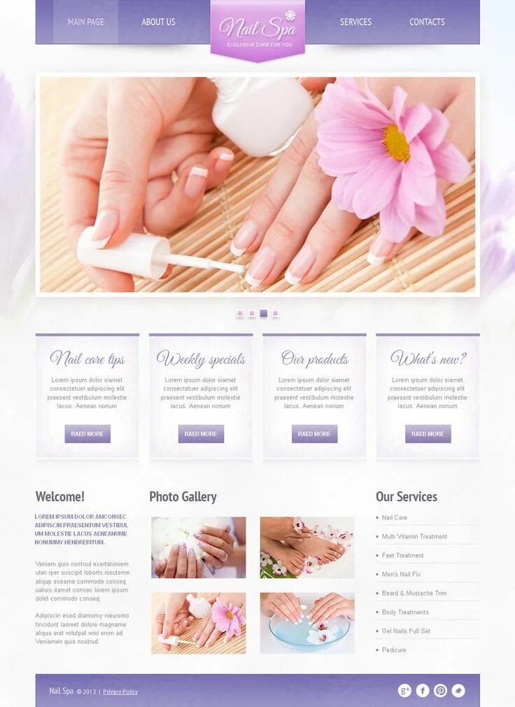 Примеры сайтов маникюра Naillasi - Manicure & Nail Supplies Premium Moto CMS 3 Template Nail supply, Nai