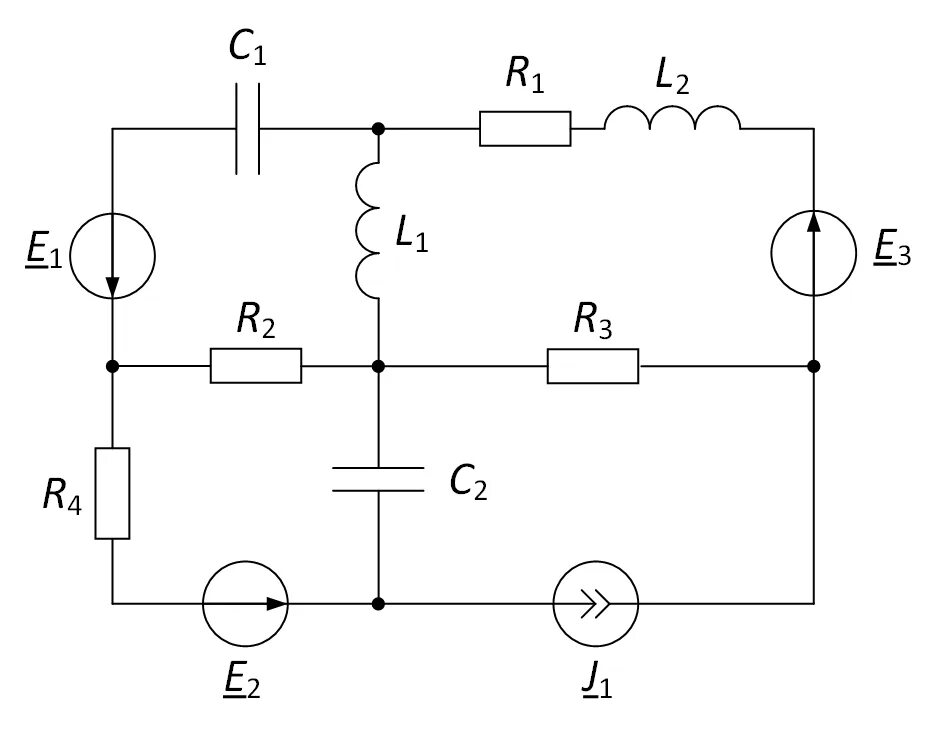 Примеры схем электрических цепей Метод контурных токов для расчёта электрических цепей FaultAn.ru Дзен
