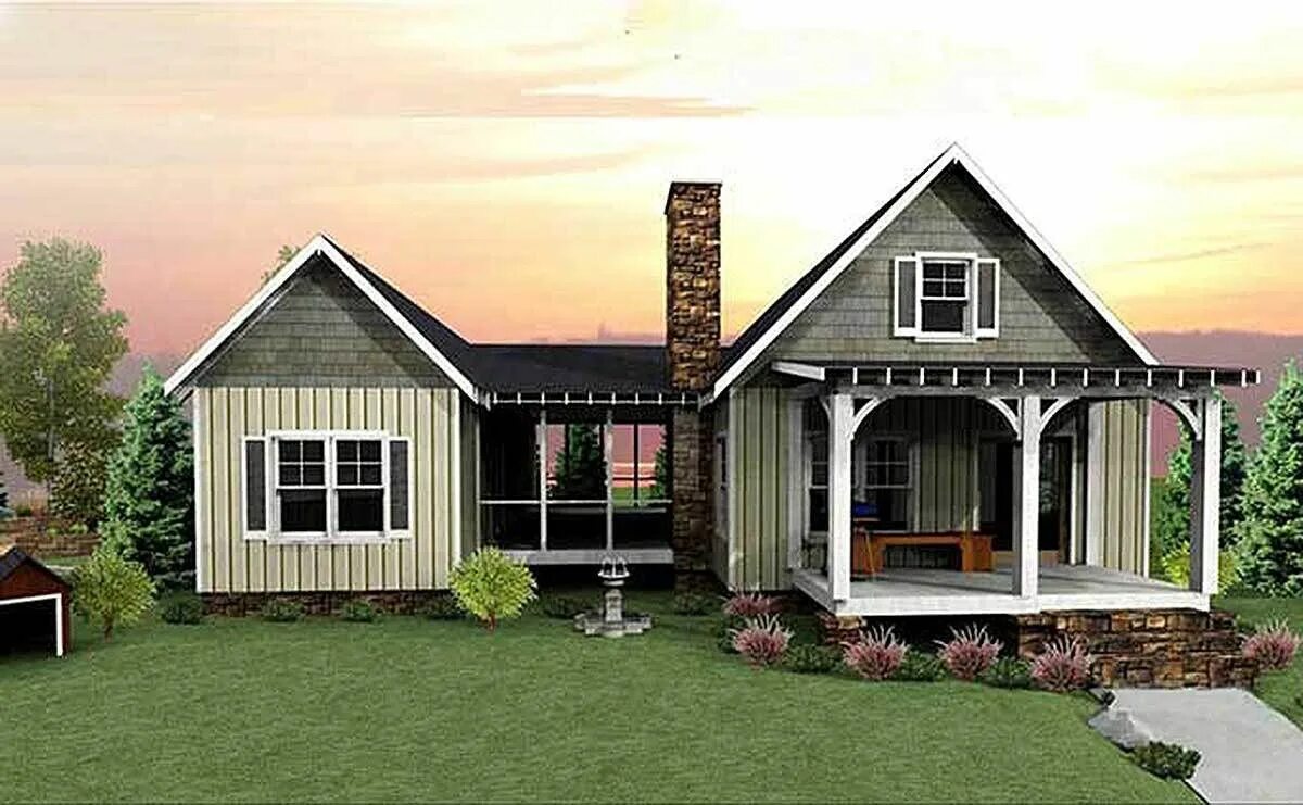 Примеры соединения домов Plan 92318MX: 3 Bedroom Dogtrot House Plan Dog trot house plans, Dogtrot house p