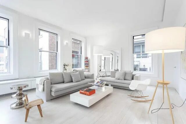 Примеры светлого интерьера El interiorismo de un apartamento en el Flatiron building, Nueva York. Cozy livi