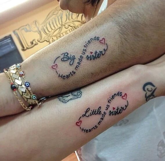 Примеры тату фото 41+ Inseparable Sisters Infinity Tattoos You'll Want To Get. Spiritustattoo.com 