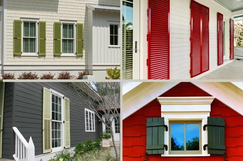 Примеры цвета дома House and Shutter Color Combinations James Hardie