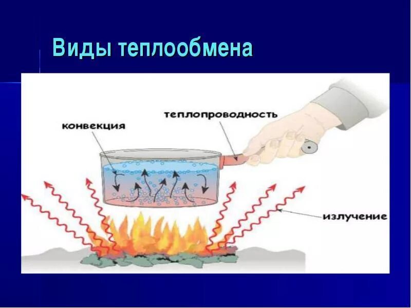 Примеры теплопередачи дома Учебный курс для самообразования школьника с самопроверкой по теме "Виды теплопе