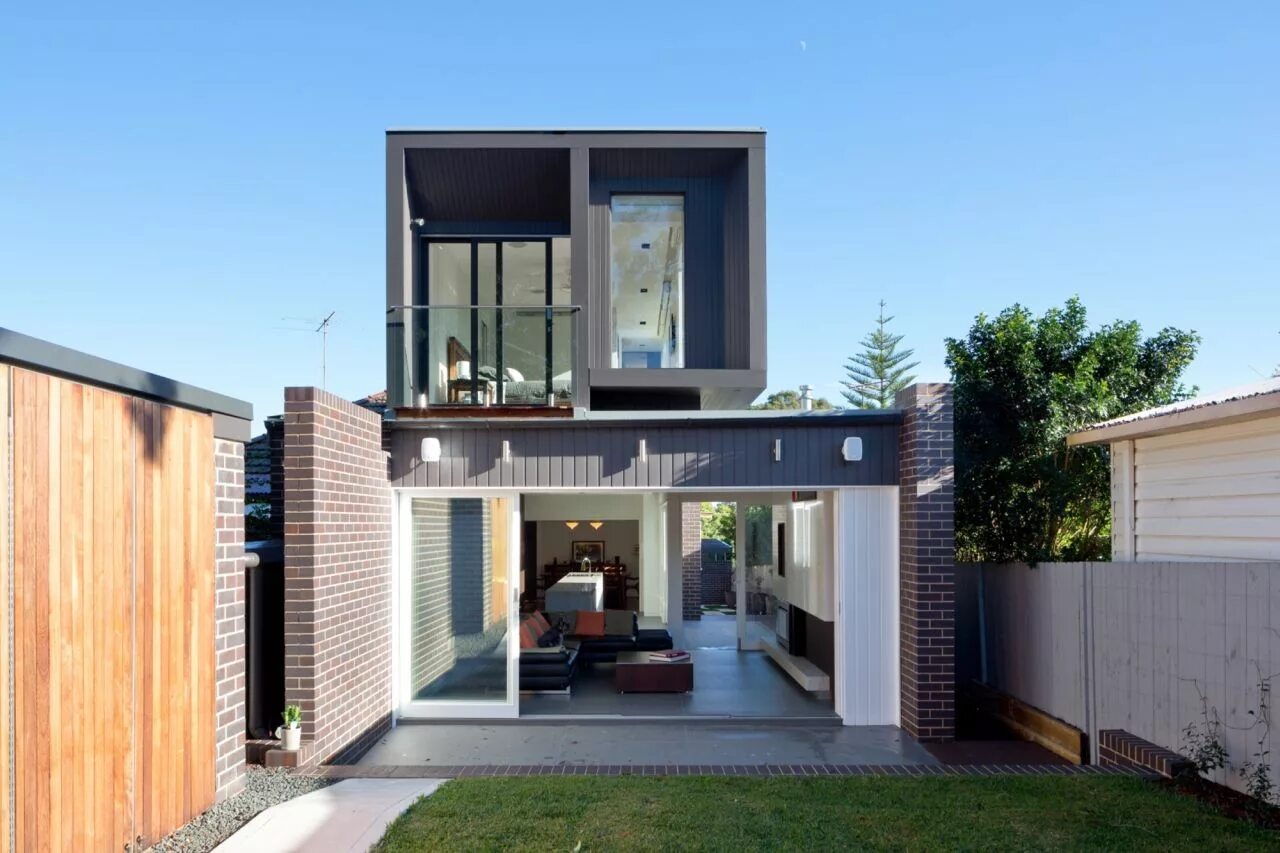 Примеры узких домов Gladesville Tag ArchDaily