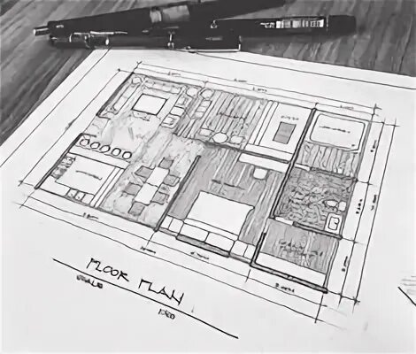 Примеры закольцованной планировки Pin on Architectural sketches