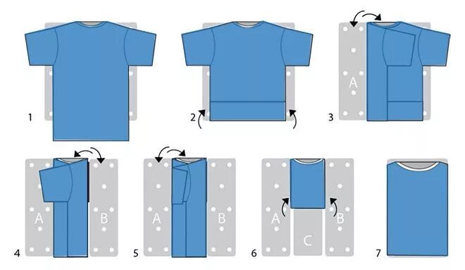 Примитивный сочетание примерять рубашку Как правильно сложить рубашку 1 Folding clothes, Clothes organization, Shirt fol