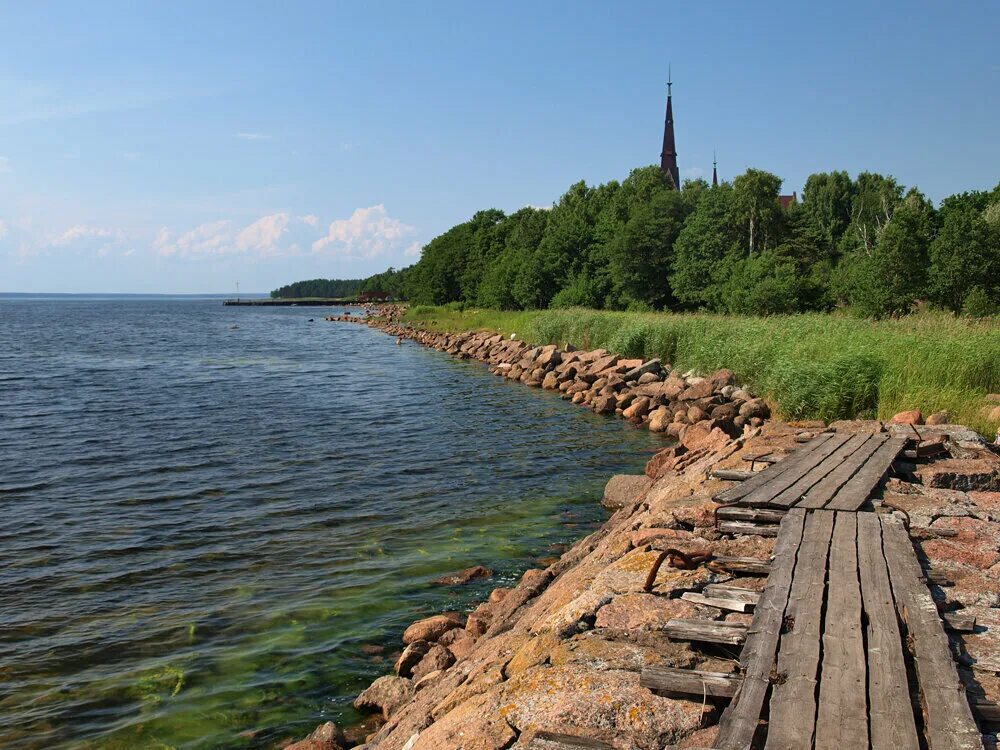 Приморск санкт петербург фото Фото: Каменный пирс, пристань, Ленинградская область, Выборгский район, Приморск