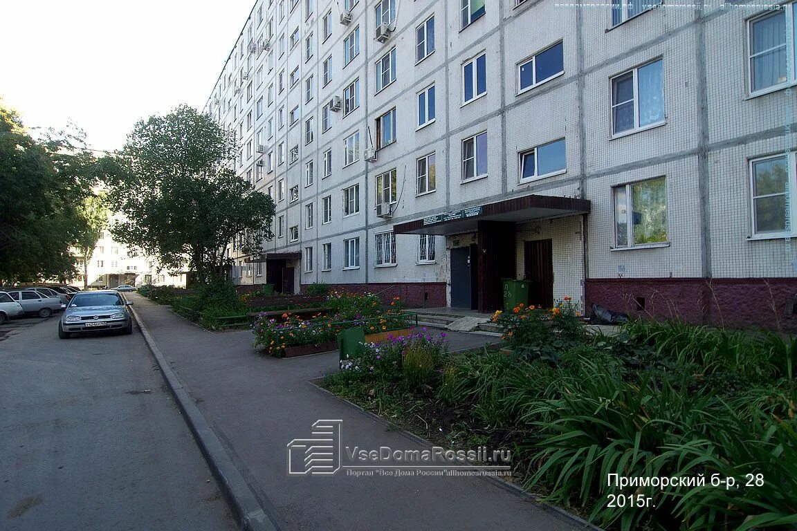 Приморский 8 приморский бул 8 фото Togliatti, Primorsky blvd house 28. Apartment house