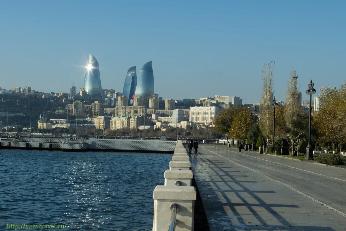 Приморский бульвар баку фото Приморский бульвар (Баку - Азербайджан)