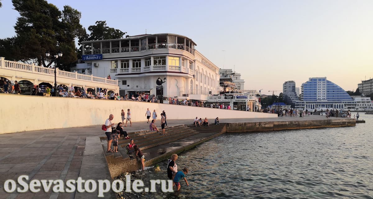 Приморский бульвар просп нахимова 2а фото Приморский бульвар в Севастополе - фото и где находится на карте