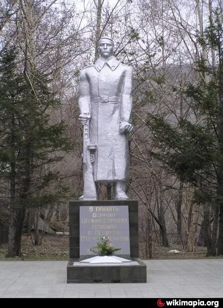 Приморский край город дальнегорск фото памятника горнякам Мемориал - Дальнегорск