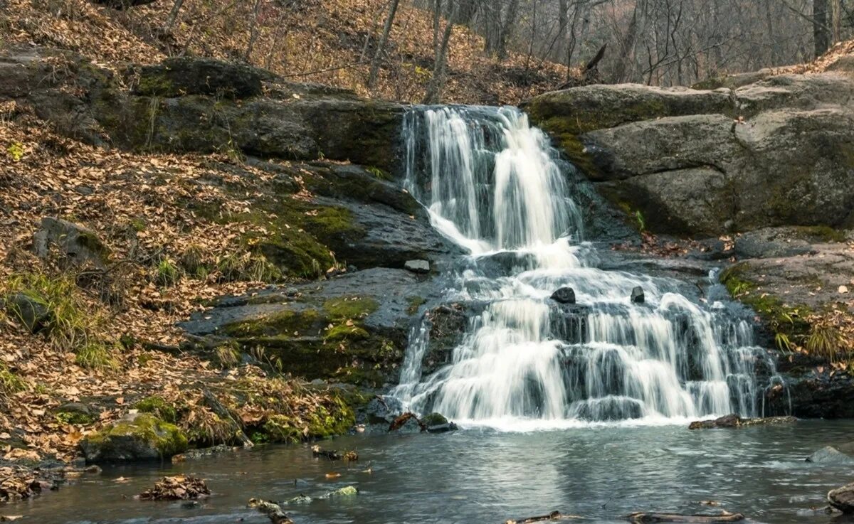 Приморский край водопады фото Один день дальневосточника. Мыс Брюса + Кравцовские водопады + "Земля леопарда" 