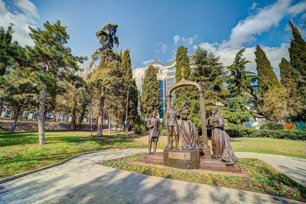 Приморский парк алушта фото Усадьба Приморский парк, гостиница, ул. Ленина, 8Б, Алушта - Яндекс Карты