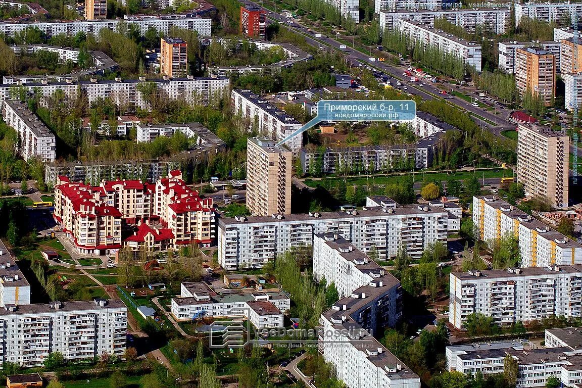 Приморский тольятти фото Тольятти, Приморский бульвар дом 11. многоквартирный дом