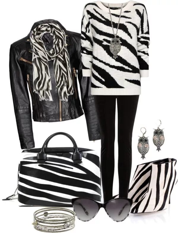 Принт зебра сочетание в одежде Animal Print Animal print fashion, Zebra print clothes, Womens fashion hipster