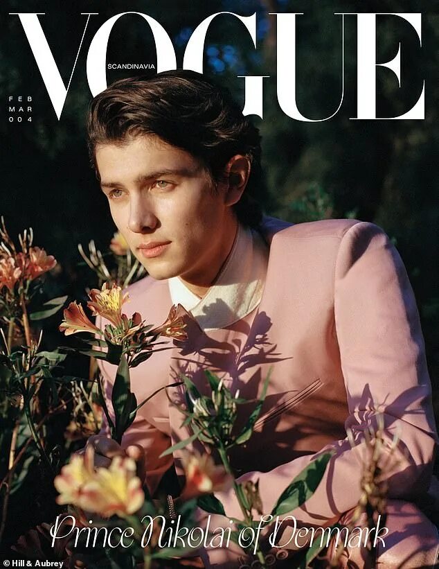 Принц николай фото Prince Nikolai of Denmark, 22, oozes charm on the cover of Vogue Scandinavia